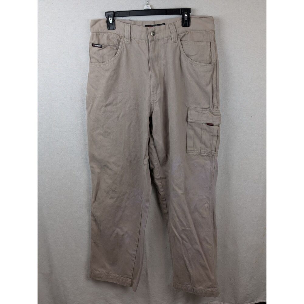 Y2K FUBU Carpenter Cargo Work Jeans Men's Size 36x34